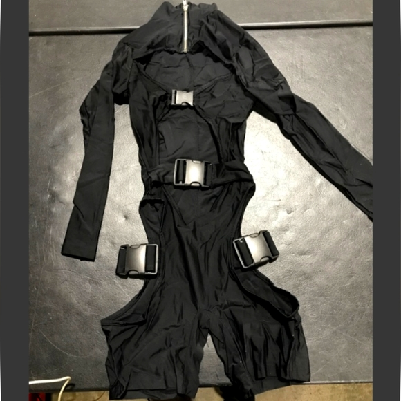 Buckled Up Shorts Jumpsuit - Picture 1 of 7